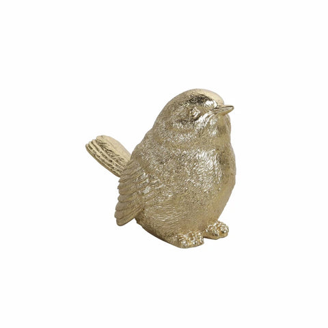 Karaca Home Birdie Beeldje Goud 9 cm