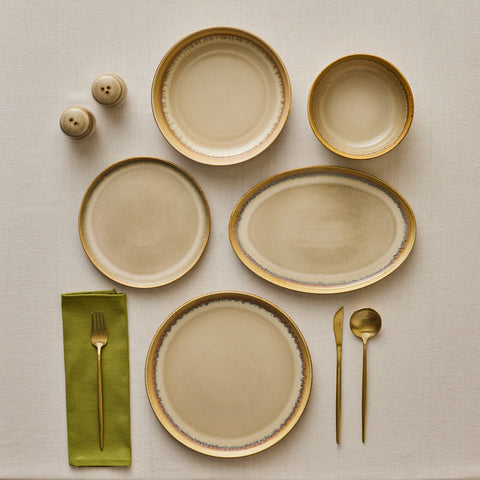 Karaca Earthy Reactive 52-delige 12-persoons Serviesset