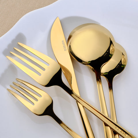 Karaca Orion Shiny Gold 12-Persoons 60-Delig Bestekset