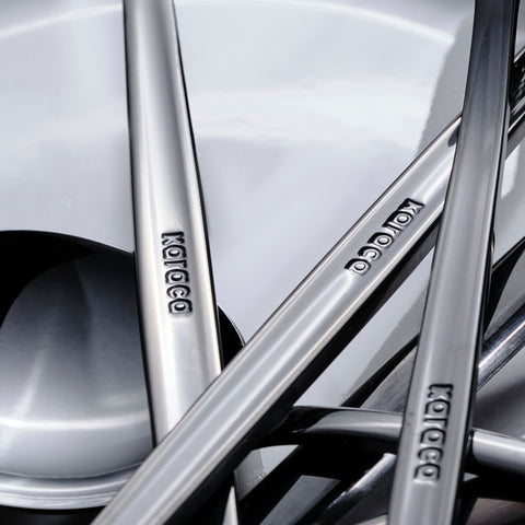 Karaca Orion Shiny Black 30-piece Cutlery Set for 6 People