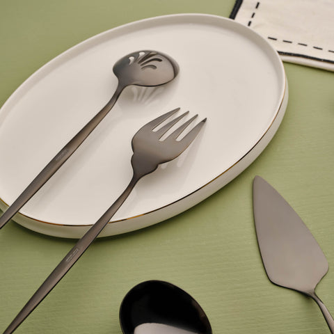 Karaca Orion Zwart 7-delig Service Set