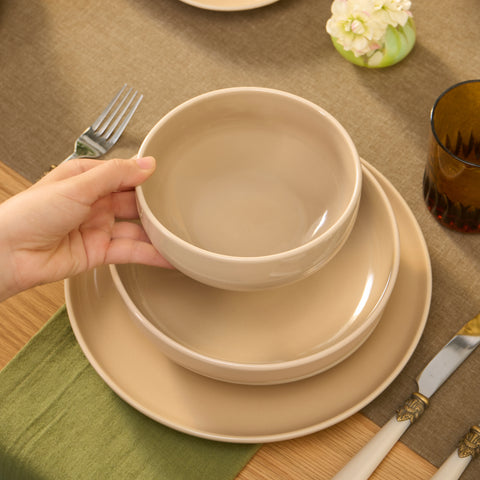 Karaca Terra 36-Delig Crème Servieset Voor 8 Personen