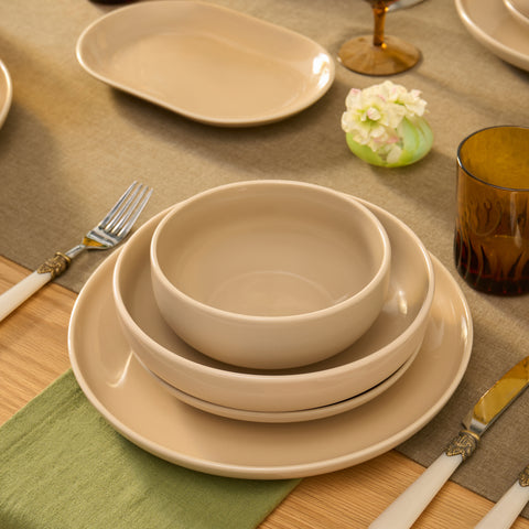 Karaca Terra 36-Delig Crème Servieset Voor 8 Personen