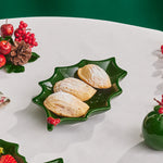 Karaca New Year Maretak Bootvormige Schotel 22 cm