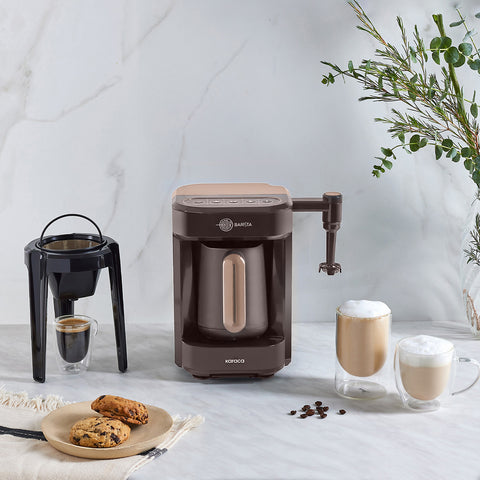 Karaca Hatır Barista Latte- en Turkse Koffiemachine Walnut Brown