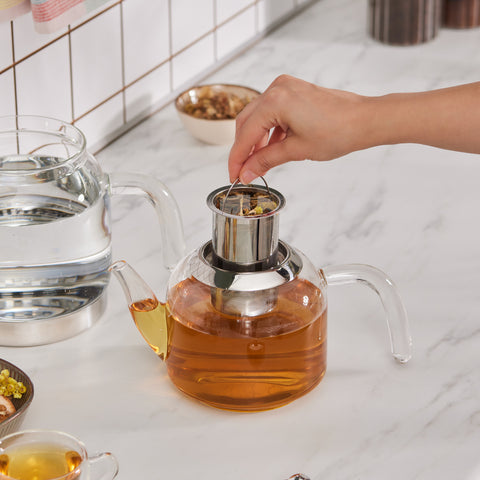 Karaca Panora Familieformaat Glazen Theepot