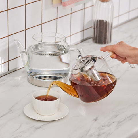 Karaca Panora Familieformaat Glazen Theepot