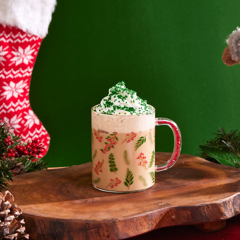 Karaca New Year 25-Stone Mug with Handle, 400 ml

