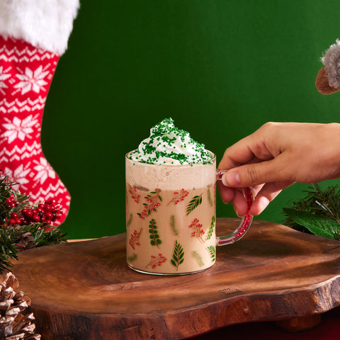 Karaca New Year 25-Stone Mug with Handle, 400 ml

