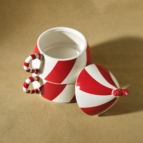 Karaca New Year Christmas Tree Mug Set Red, 400 ml