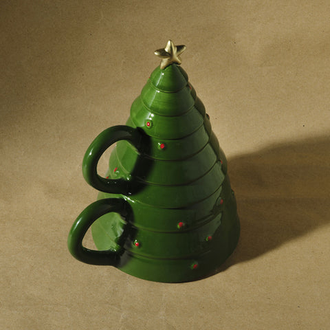 Karaca New Year Kerstboom Mokset, 400 ml