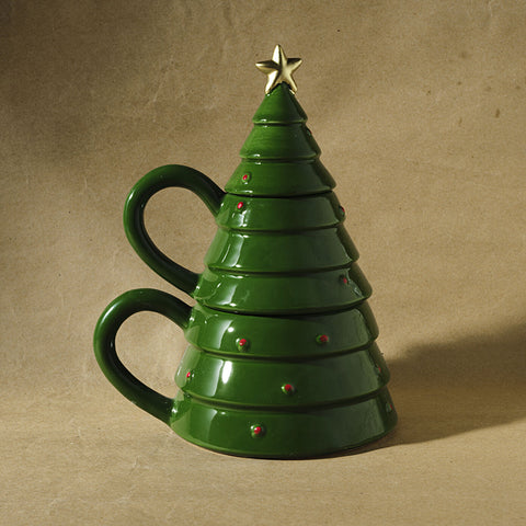 Karaca New Year Kerstboom Mokset, 400 ml