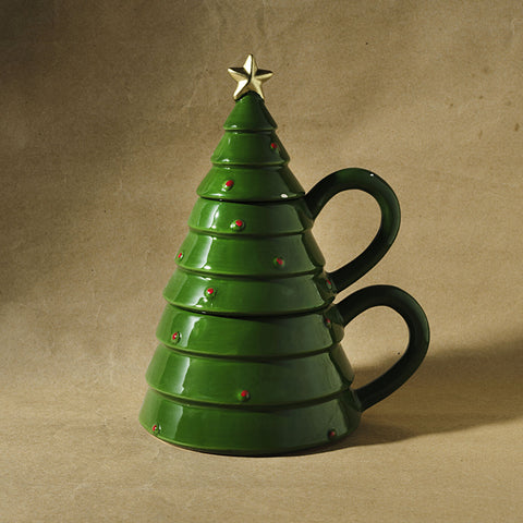 Karaca New Year Kerstboom Mokset, 400 ml