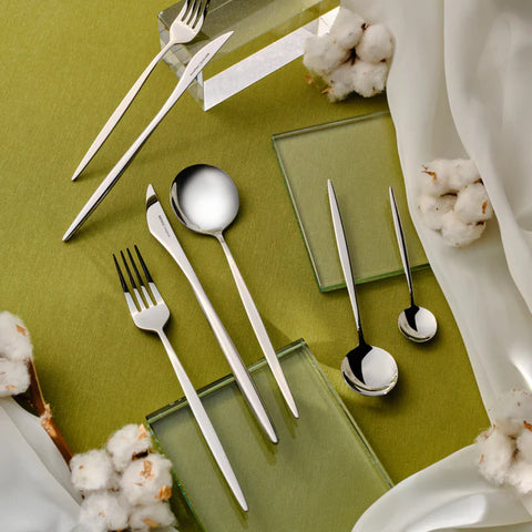 Karaca New Porto 12-Person 84-Piece Cutlery Set