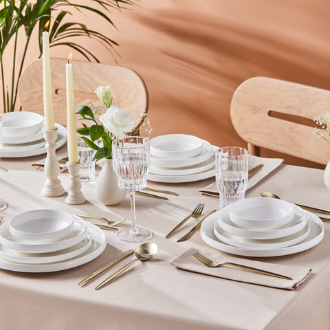 Karaca Streamline New Saturn Wit 24-delige Serviesset, 6 Personen