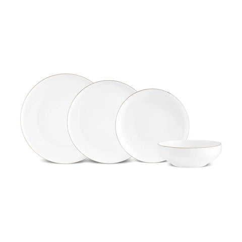 Karaca Streamline New Saturn V2 Gold Serviesset voor 6 Personen, 24-delig