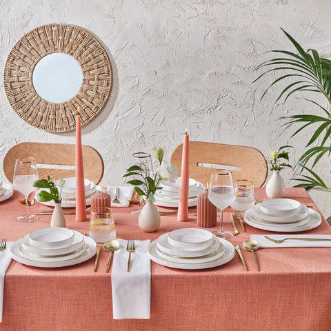 Karaca Streamline New Saturn V2 Gold Serviesset voor 6 Personen, 24-delig