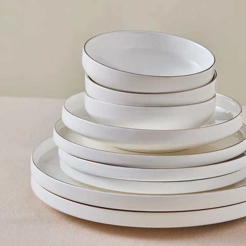 Karaca Streamline New Saturn V2 Gold Serviesset voor 6 Personen, 24-delig