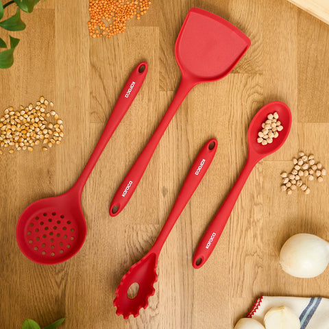 Karaca Sakura 4-delige Serveer Set Rood