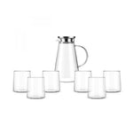 Karaca Serene 7-Piece Transparent Glass Set