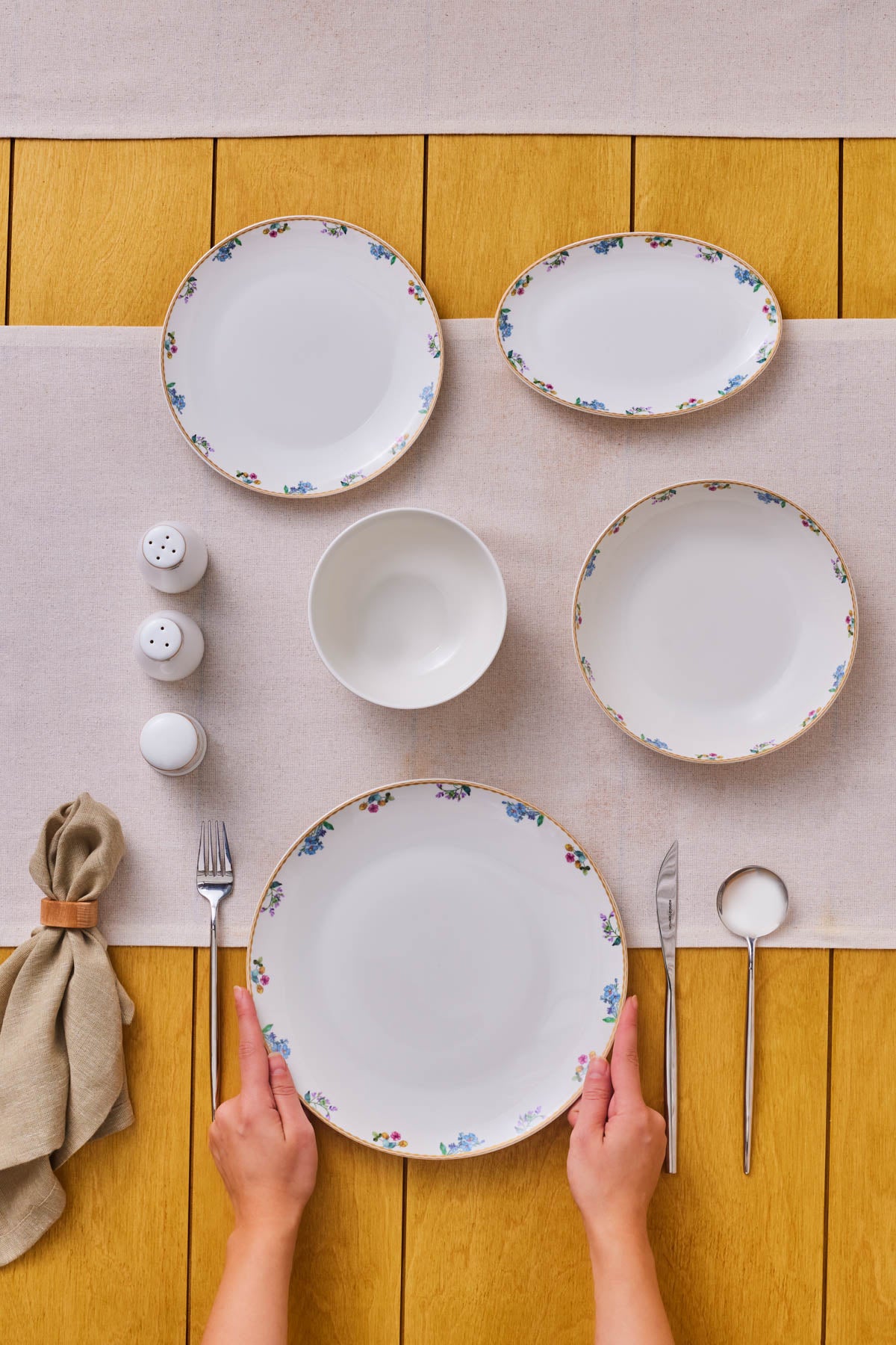 Karaca Streamline Diamant 57-delig servies voor 12