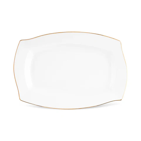 Karaca Square Bone Beyaz Altın, 53-Piece Dinner Set for 12 People