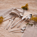 Karaca Serena 84-Piece Stainless Steel Cutlery Set for 12 People, Silver