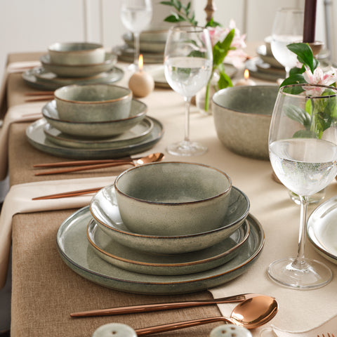 Karaca Earth Collection Skal 55-delige Eetserviesset voor 12 Personen