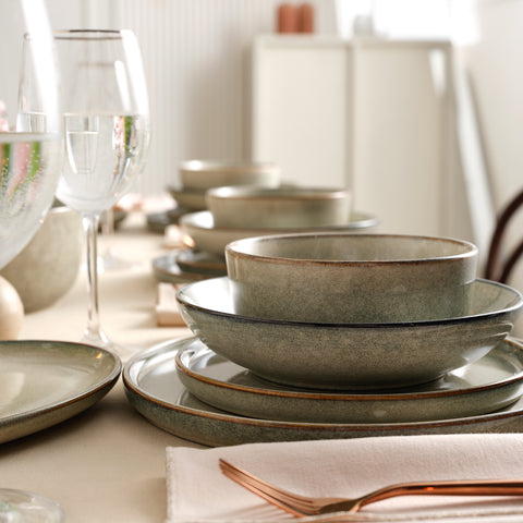 Karaca Earth Collection Skal 55-delige Eetserviesset voor 12 Personen