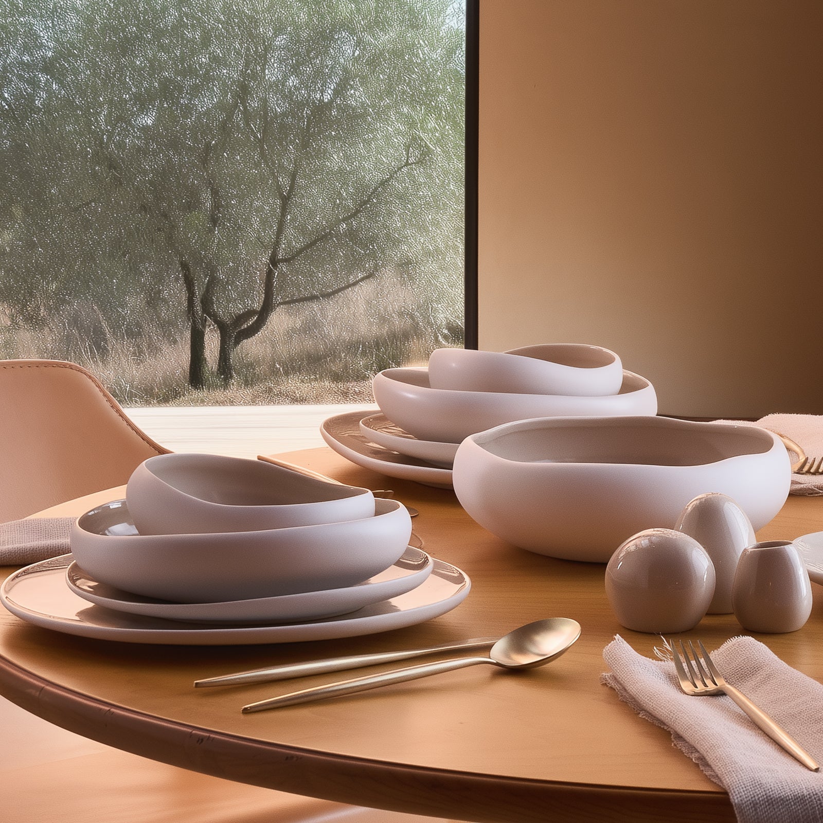 Karaca Earth Collection Cupid 55-Piece 12-Person Dinner Set – Karaca Netherlands