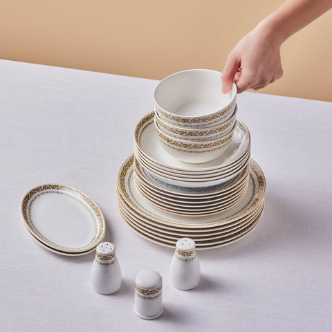 Karaca Forever Bone Bondi 53-delige Dinnerset voor 12 Personen