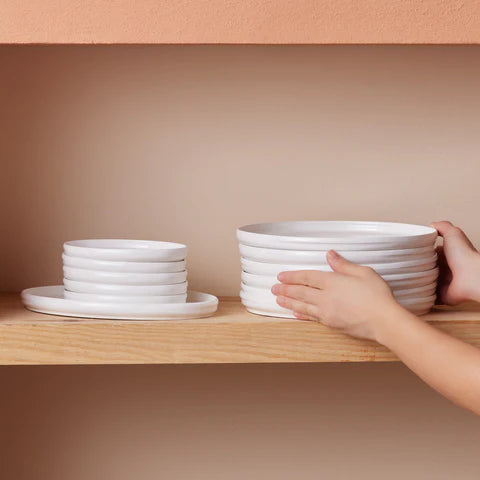 Karaca Stream Bone Sunset 34-Piece Breakfast Set For 6 Persons, Gold