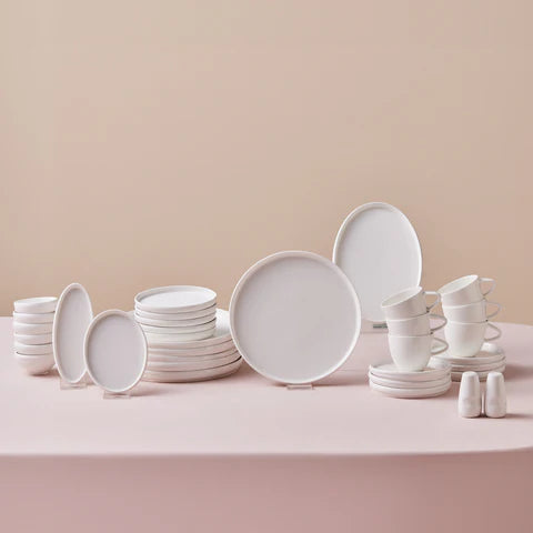 Karaca Stream Bone Sunset 34-Piece Breakfast Set For 6 Persons, Gold