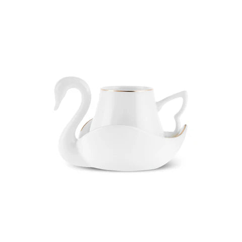 Karaca Swan Coffee Cup Set for 6 People