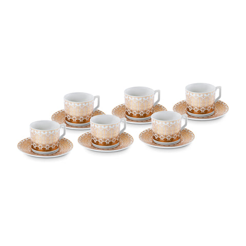 Karaca Aslı Coffee Cup Set for 6 People