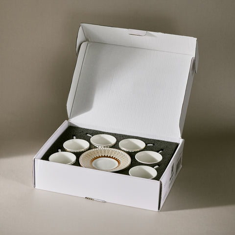 Karaca Aslı Coffee Cup Set for 6 People