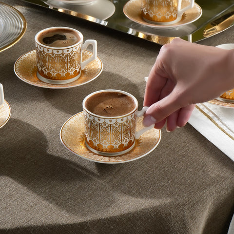Karaca Aslı Coffee Cup Set for 6 People
