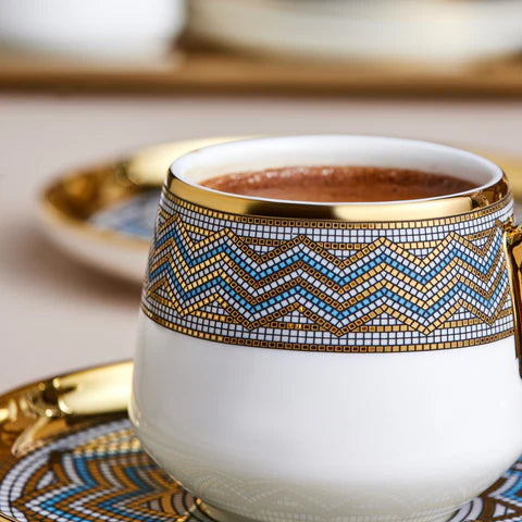 Karaca Suadiye Coffee Cup Set For 6 Persons, 90 Ml