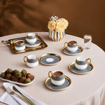 Karaca Suadiye Coffee Cup Set For 6 Persons, 90 Ml