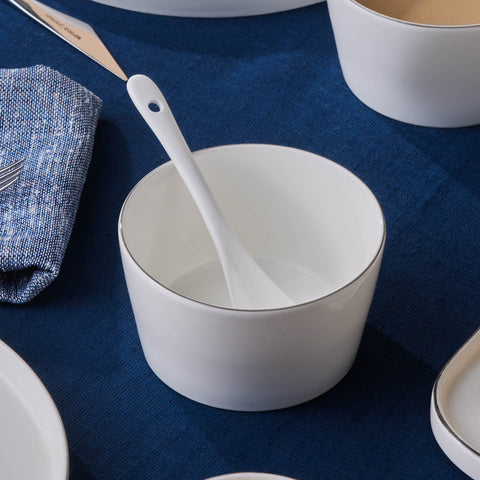 Karaca Forever Bone Bomo 22-delige Ontbijtset voor 6 Personen – Platina