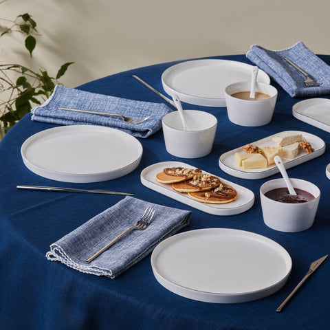 Karaca Forever Bone Bomo 22-delige Ontbijtset voor 6 Personen – Platina