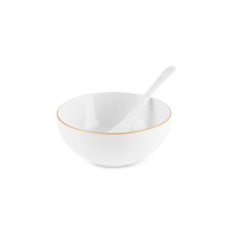 Karaca Forever Bone Fika 22-Piece Breakfast Set For 6 Persons Gold