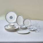 Karaca Bone China İznik 26-delig serveerset voor 6 personen, Multi