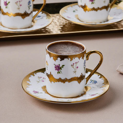 Karaca Bihter Coffee Cup For 6 Persons 90 Ml