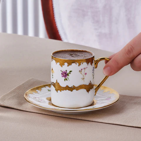 Karaca Bihter Coffee Cup For 6 Persons 90 Ml