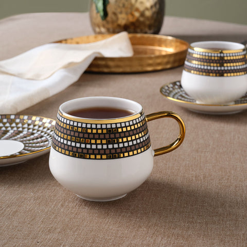 Karaca Belgin Tea Cup Set for 2 People, 220 ml