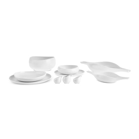 Karaca Earth Collection Clay 55-Piece Dinner Set for 12 People Winner of the Red Dot Design Award