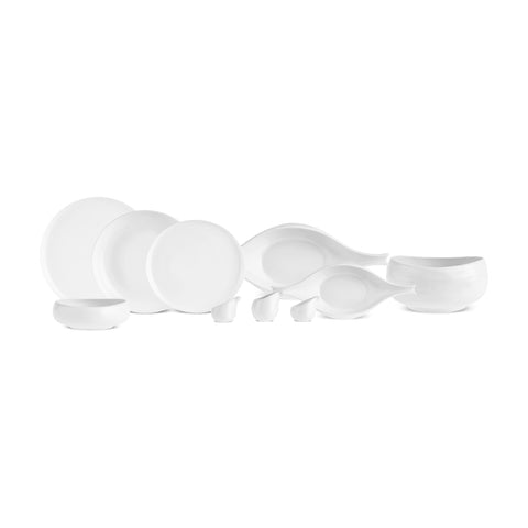 Karaca Earth Collection Clay 55-Piece Dinner Set for 12 People Winner of the Red Dot Design Award