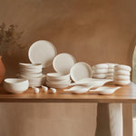 Karaca Earth Collection Clay 55-Piece Dinner Set for 12 People Winner of the Red Dot Design Award