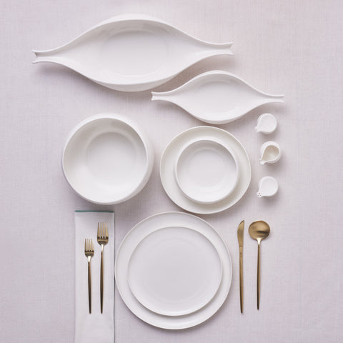 Karaca Earth Collection Clay 55-Piece Dinner Set for 12 People Winner of the Red Dot Design Award